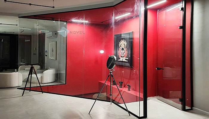 انواع درب پارتیشن شیشه ای