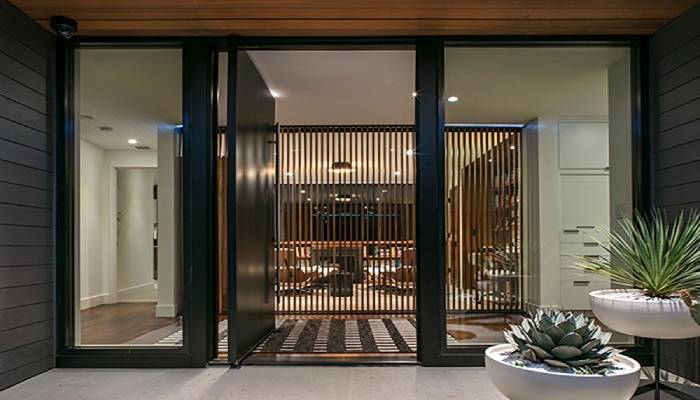 درب لابی شیشه ای یا درب لابی فلزی