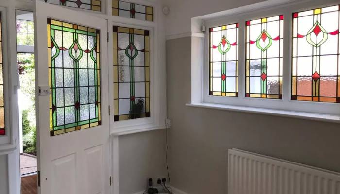 شیشه دوجداره رنگی