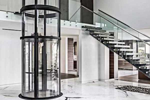 آسانسور شیشه‌ای و پنل‌ های شیشه‌ای