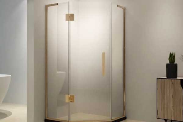 حمام شیشه ای لولایی