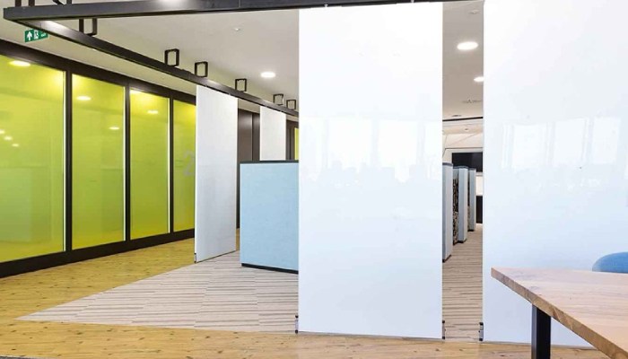 انواع پارتیشن متحرک و ریلی مخصوص ادارات