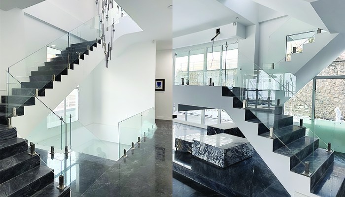 نصب و اجرای نرده شیشه ای