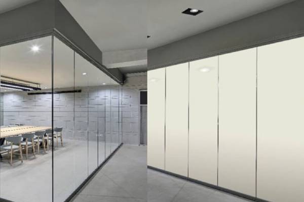 درب هوشمند با فناوری مات شونده