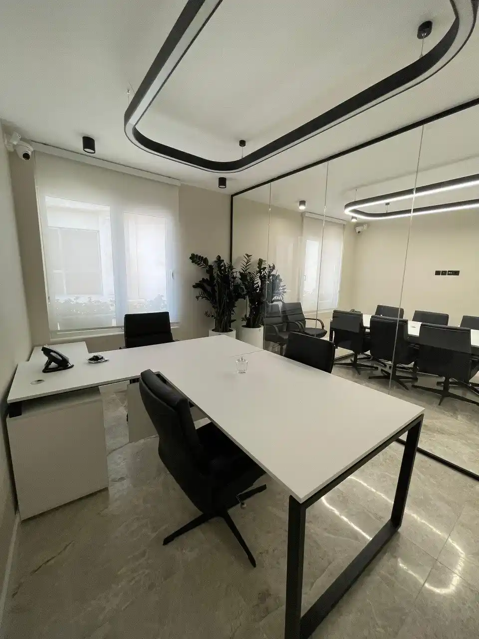 پارتیشن شیشه ای - پروژه همیلاسنتر