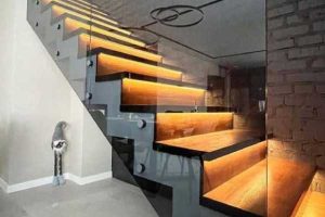 هندریل یا نرده شیشه ای در ساختمان