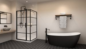 کابین دوش شیشه ای