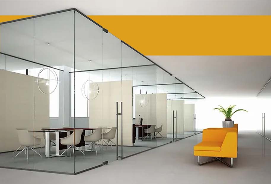 نصب و نگه داری از پارتیشن شیشه ای رنگی در دکوراسیون