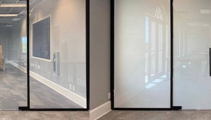 امنیت پیشرفته با درب شفاف هوشمند