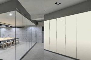 درب هوشمند با فناوری مات شونده