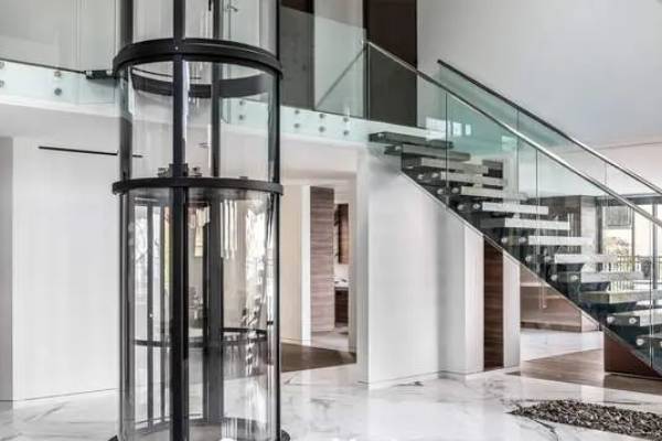 کابین های شیشه ای مدرن برای آسانسور