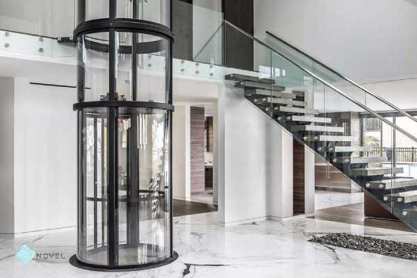 آسانسور شیشه ای خانگی